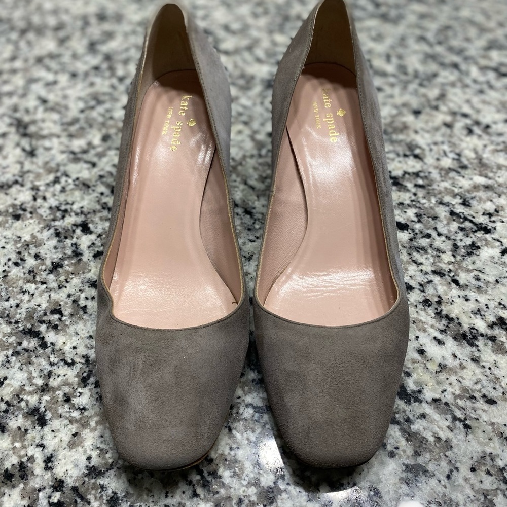 Kate Spade Gray Heels